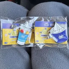 ミニストップ　ラバーマスコット付き前髪クリップ　2個セット