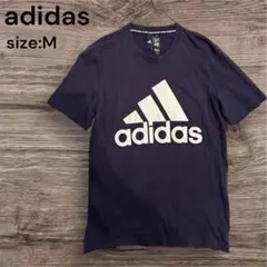 【アディダス 】✨美品✨半袖Tシャツ Mサイズ ネイビー