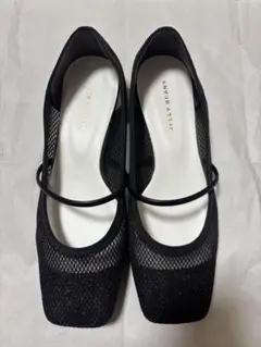 JELLY BEANS ジェリービーンズ シアーラメメッシュストラップ パンプス