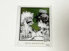 ヒロアカ 箔入りアクリルカード 爆豪 緑谷