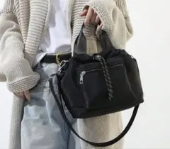 2WAY ショルダーバッグ　スポーティー　トートバッグ　肩掛け　斜めがけ　春夏