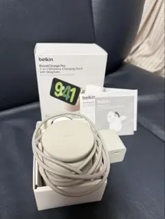 Belkin Magsafe 対応 2in1 ワイヤレス充電器