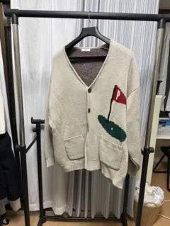 Perushu ゴルフモチーフ カーディガンのサムネイル