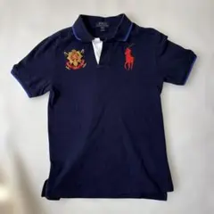 polo ralph lauren 半袖ポロシャツ ビッグポニー ネイビー - メルカリ