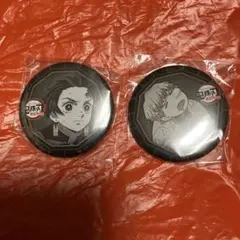 鬼滅の刃　くじ引き缶バッジ　炭治郎+善逸
