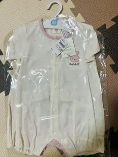 ベビーのかわいいウサギの模様ロンパース-サイズ: 80cm