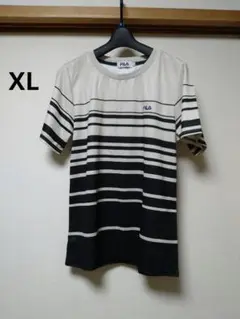 FILA 　ボーダーTシャツ 半袖　XL