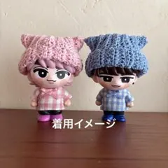 専用❤snowman すのチルソフビサイズ クリームソーダニット帽明るい
