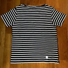 オーシバル　半袖￼バスク￼シャツ　黒×白　サイズ3