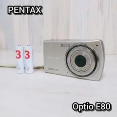 良品⭕️実写美【動作確認済】PENTAX Optio E80 乾電池式 - メルカリ