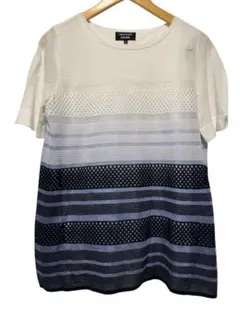 SONIA RYKIEL ストライプ 半袖ニット サイズ40