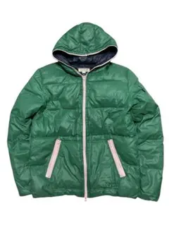 TOMMY フード付きダウンジャケット グリーン L相当