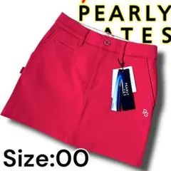 00 定2.6万 パーリーゲイツ TEXBRID ミニスカート マゼンタピンク系