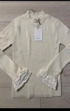 【新品】 OHGA ニット　レース付きニット 2026年最新】Ohga ニットの人気アイテム - メルカリ