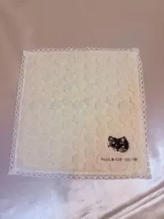 PAUL & JOE SISTER 猫刺繍 タオルハンカチ