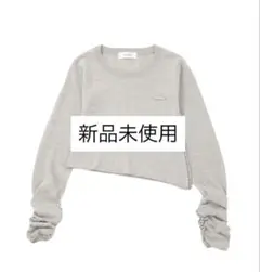ACLENT スリットベーシックニットトップス