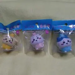【新品】ちいかわ 　ソフビインテリアマスコット 3種セット　ちいかわマスコット