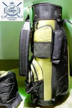 送料無料/美品Legend Classics ゴルフバッグBLACKxBeige