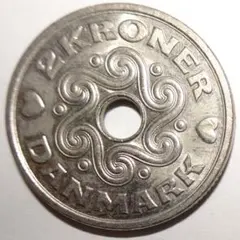 グリーンランド(デンマーク) 1クローネ硬貨2点 国花ヒメヤナギラン グリーンランド(デンマーク) 1クローネ硬貨2点 国花ヒメ