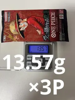 新品未開封　ワンピースカード　受け継がれる意志　3パック　コミパラ　呪術廻戦