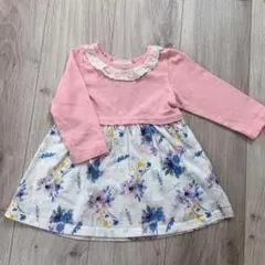 値下げ中♡ワンピース 80 ウィルメリー　姉妹コーデ　WILLMERY フラワー