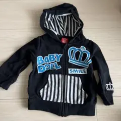 BABY DOLL フード付きトレーナー 80