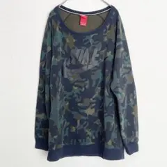 ナイキ レディースミリタリー柄　長袖トレーナー　スウェットMトップス