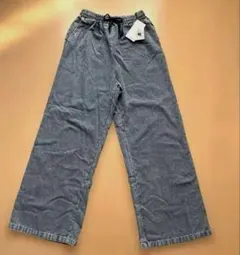 add COLOR デニムパンツ ウエストゴム ワイドパンツ カジュアルパンツ