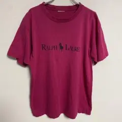 Polo Ralph Lauren ラルフローレン マゼンタ Tシャツ XL相当