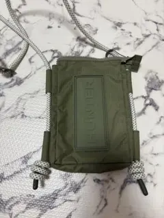 HUNTER オリーブグリーン ショルダーバッグ