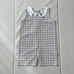 Cottoli ギンガムチェックサロペット　90㎝　バースデイ