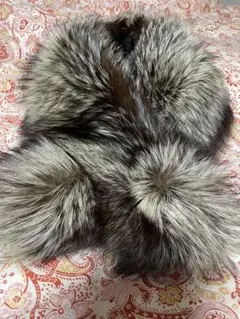 SAGA FOX ファー ストール・ショール シルバーブラウン系