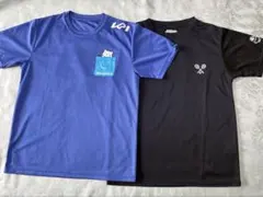 美品　ミニオンとGOSEN バドミントン半袖Tシャツ 2枚セットのサムネイル