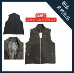 【新品】CAMP7キャンプセブン ワッシャーナイロン中綿スタンドネックベスト/Mのサムネイル