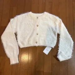 mipiarl ホワイト カーディガン