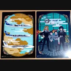 鬼滅の刃　ANA　クリアファイル　冨岡義勇　煉獄杏寿郎　宇髄天元　竈門炭治郎