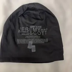 JEREMY SCOTT ニット帽 ブラック