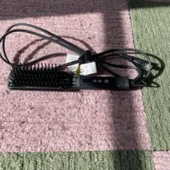 サロニア　ストレートヒートブラシ　スリム　ブラック