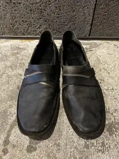 ⚡️【美品】Y’s ワイズ レザースリッポンシューズ ブラック 日本製