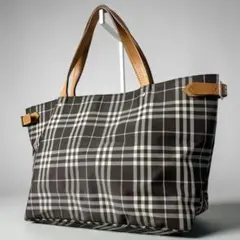 BURBERRY BLUE LABEL スクエア籠バッグノバチェック バーバリー - メルカリ