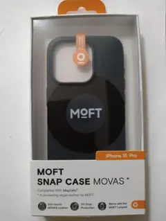 iPhone 15Pro対応 MOVAS™レザーケース（ジェットブラック）