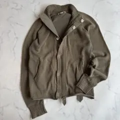 ディーゼル　ジャケット　メンズ　【S】　カーキ　ミリタリー　スタンドネック