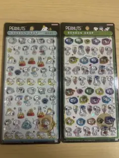 ボンボンドロップシール mini スヌーピー ２種