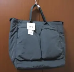 【未使用タグ付き】UNIQLO:C 2WAYユーティリティーバッグ　グレイ