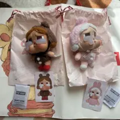 わ*✧様 POP MART CRYBABY ぬいぐるみ 2体セット キーホルダー