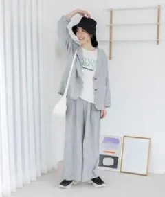 studio CLIP リネンパンツ
