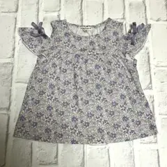 エニィファムキッズ　花柄　オフショルダー　トップス　120