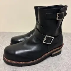 美品✨ホーキンス エンジニアブーツ 25.5 40015　黒　スチールトゥ