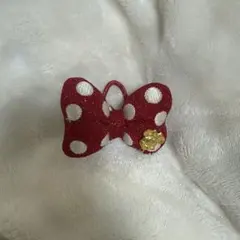 ミニーちゃんリボンヘアゴム
