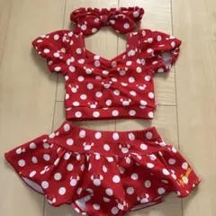 BABYDOLL 100cm ミニー 水玉模様 セパレート水着